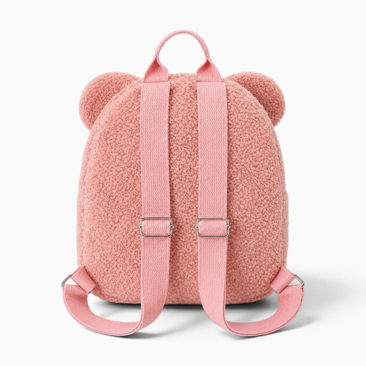 kuscheltierland Rosa Rosa Plüsch-Rucksack mit Bärenohren