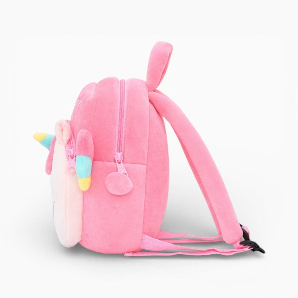 kuscheltierland Rosa Rosafarbener Einhorn-Kuscheltiersack für Kleinkinder