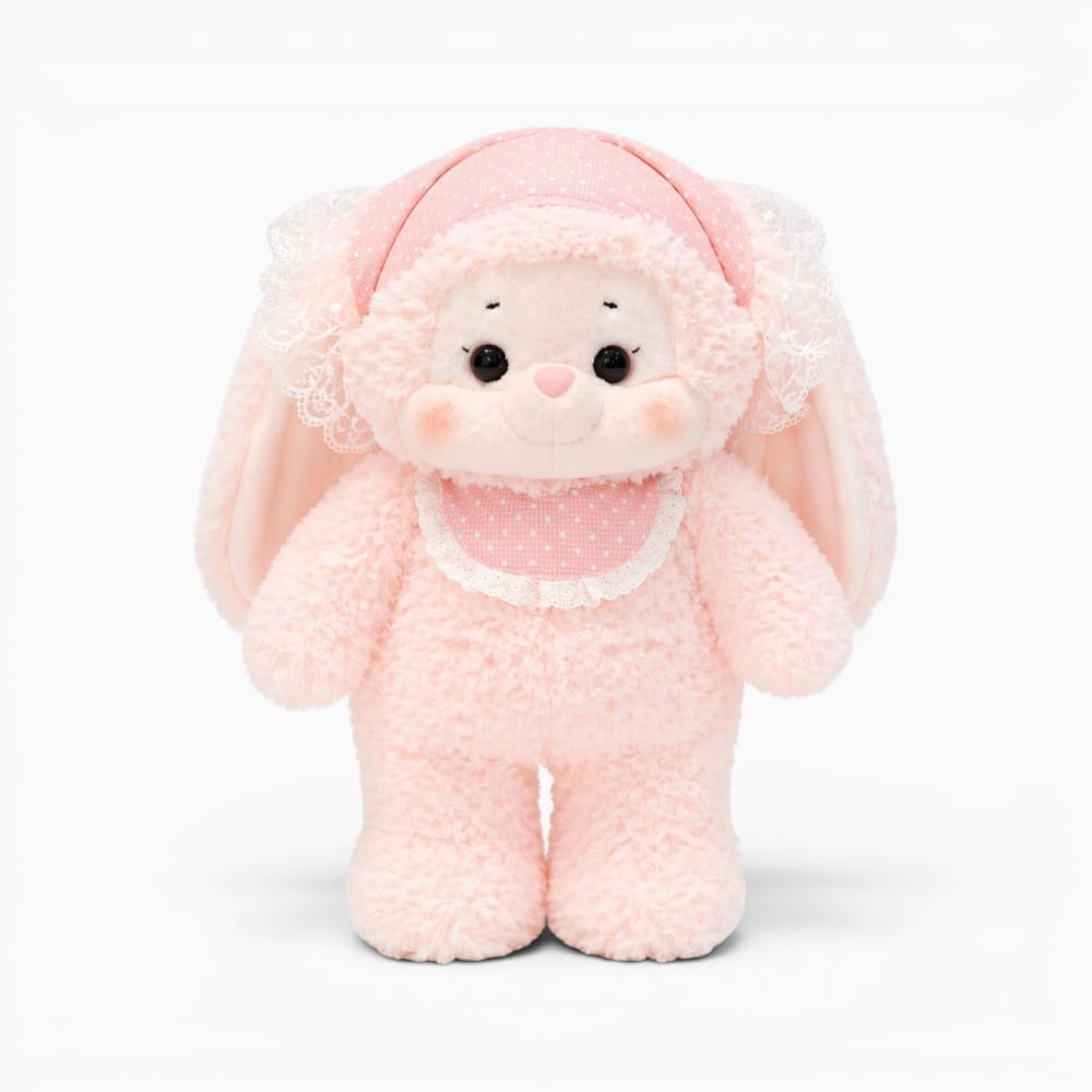 kuscheltierland Rosa 's Accompany Cartoon Sheep Simulation Soft Lamb Fluffy Cute Animal Fluffty Christmas