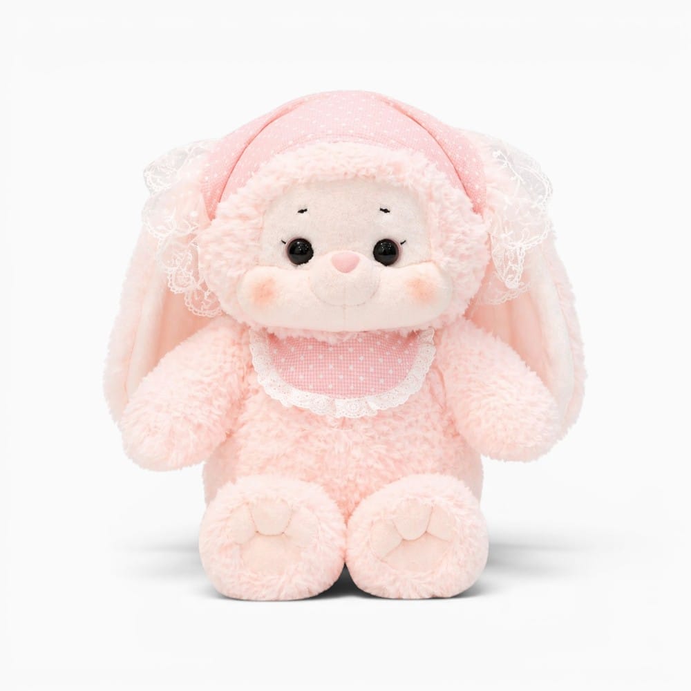 kuscheltierland Rosa 's Accompany Cartoon Sheep Simulation Soft Lamb Fluffy Cute Animal Fluffty Christmas