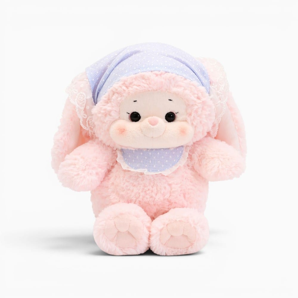 kuscheltierland Rosa 's Accompany Cartoon Sheep Simulation Soft Lamb Fluffy Cute Animal Fluffty Christmas