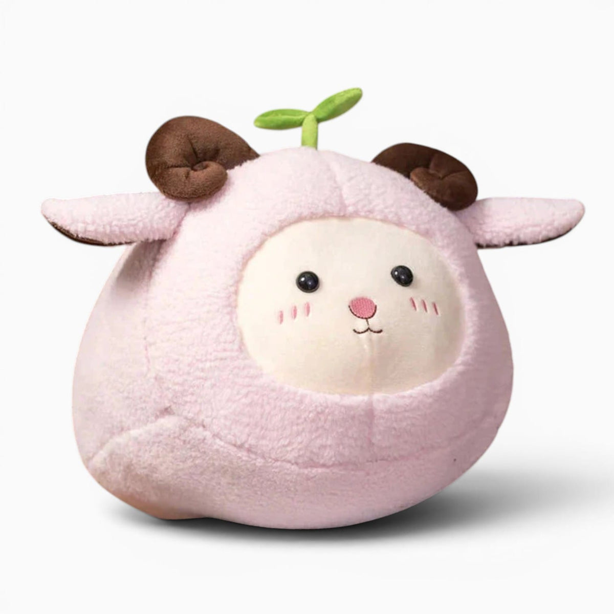 kuscheltierland Rosa Schaf Plüschkissen Mit Sprossen