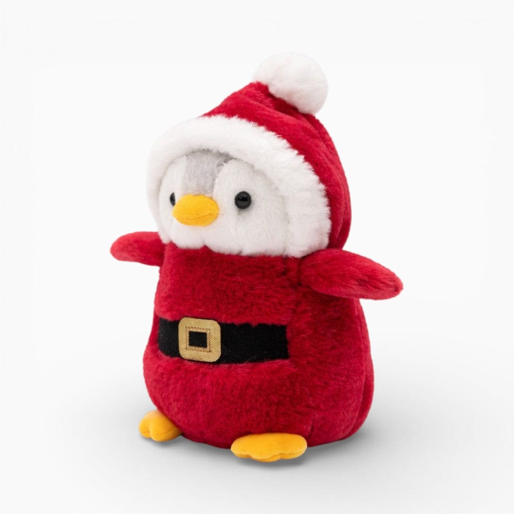 kuscheltierland Rot / 20cm Pinguin Kuscheltier im Weihnachtsmann-Kostüm