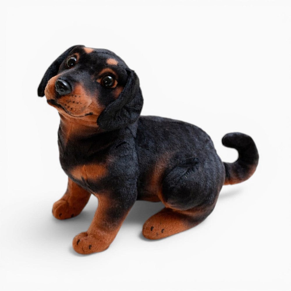 kuscheltierland Rottweiler Kuscheltier sitzend naturgetreu