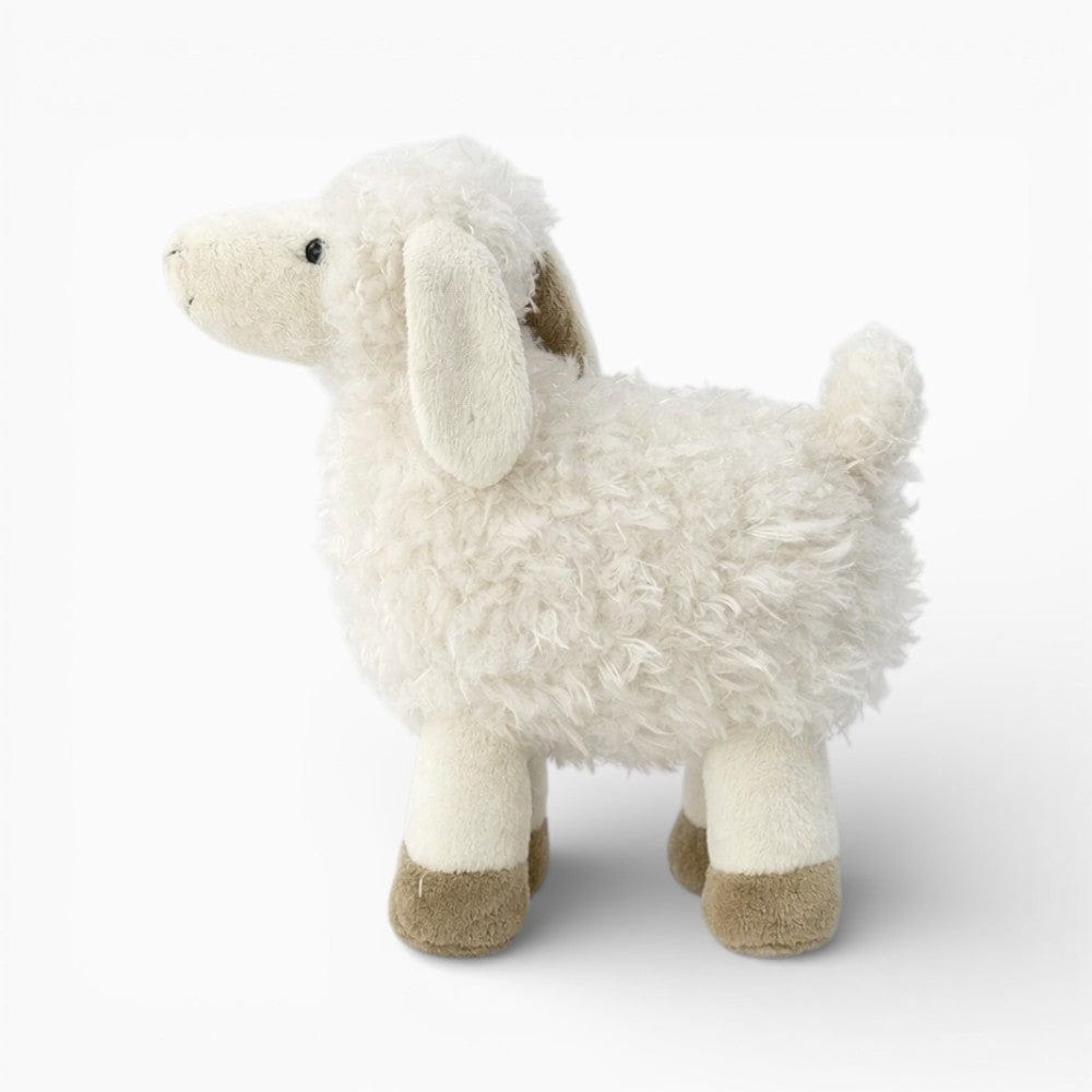 kuscheltierland Schaf Kuscheltier weißes Lamm Stofftier für Babys und Kinder