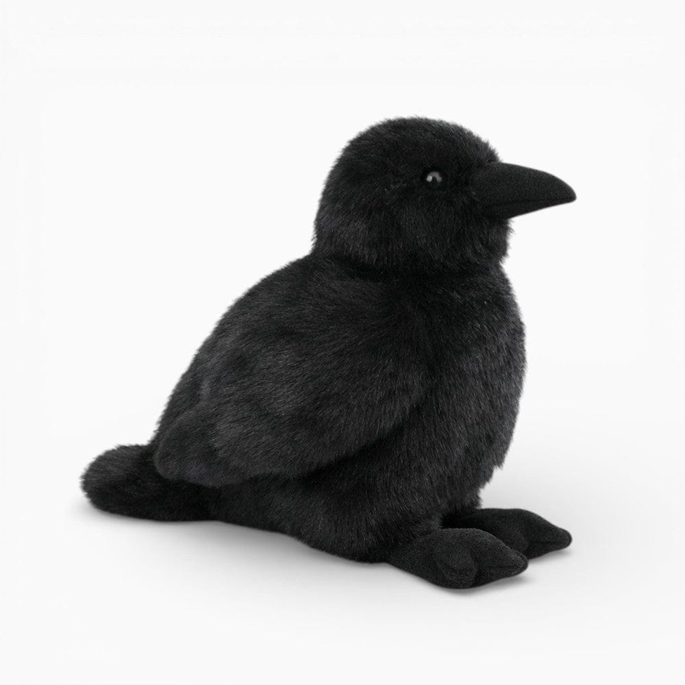 kuscheltierland Schwarz / 15cm Schwarzes Rabe Kuscheltier weiches Stofftier