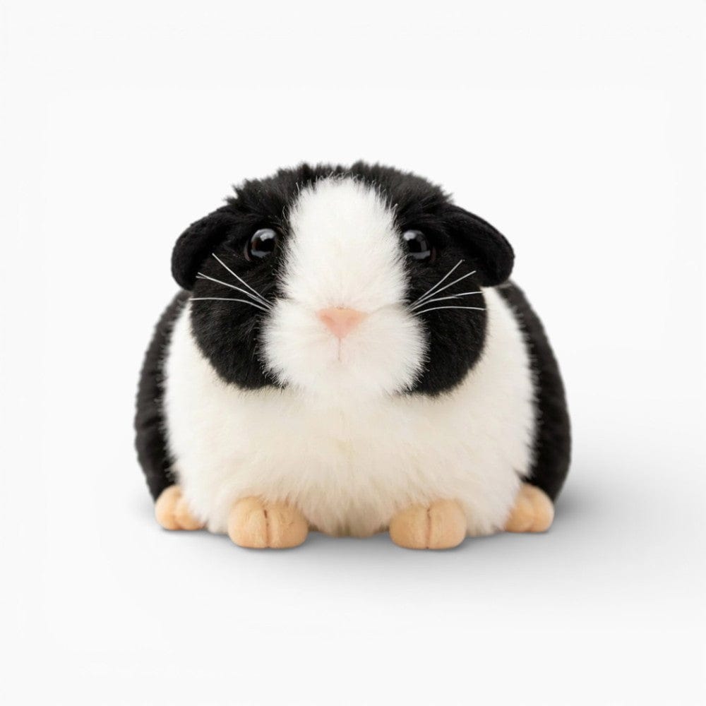 kuscheltierland Schwarz / 19cm Meerschweinchen Kuscheltier realistisches Hamster Stofftier