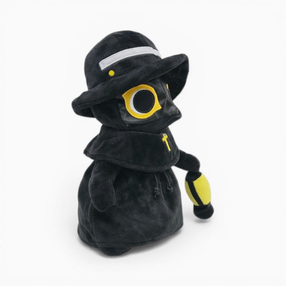 kuscheltierland Schwarz / 25cm Pest-Rabe Doktor Kuscheltier