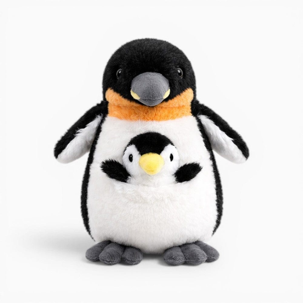 kuscheltierland Schwarz / 25cm Pinguin Mutter und Kind Kuscheltier