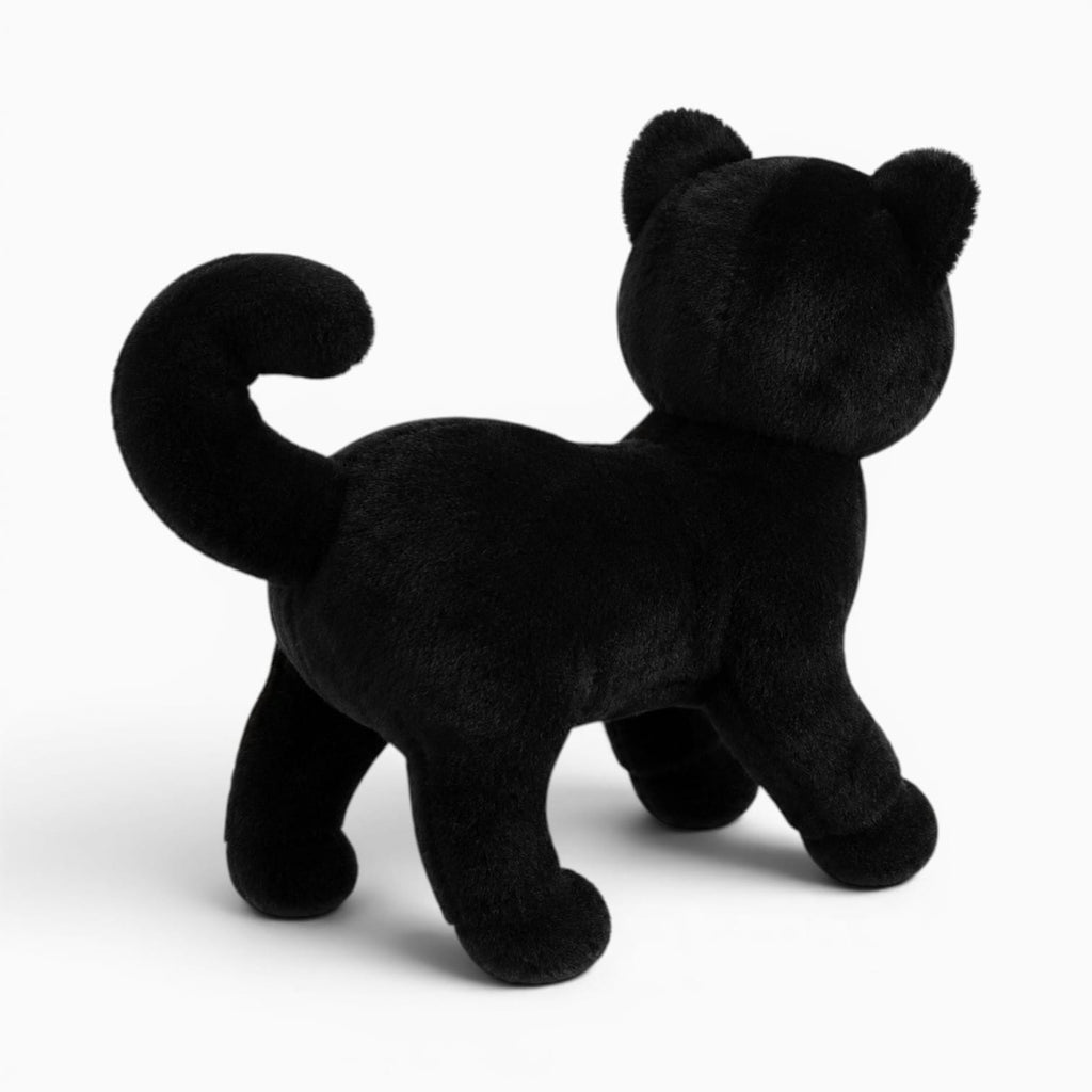 kuscheltierland Schwarz / 25cm Schwarzes Katzen Kuscheltier