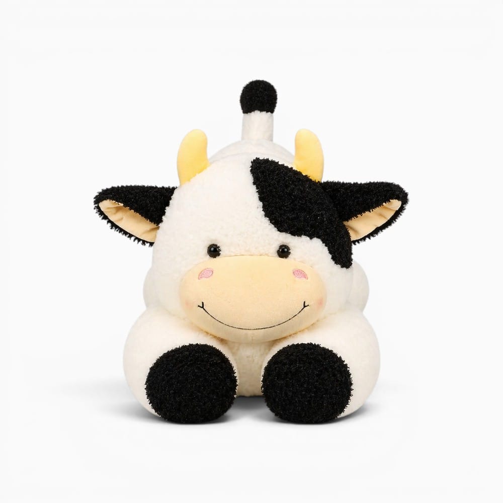 kuscheltierland Schwarz / 90cm Hot 1pc 90cm Lovely Milk Cow Plush Toys Cartoon Stuffed Animal Cattle Dolls Sleeping Pillow For Baby Girls Birthday Gifts