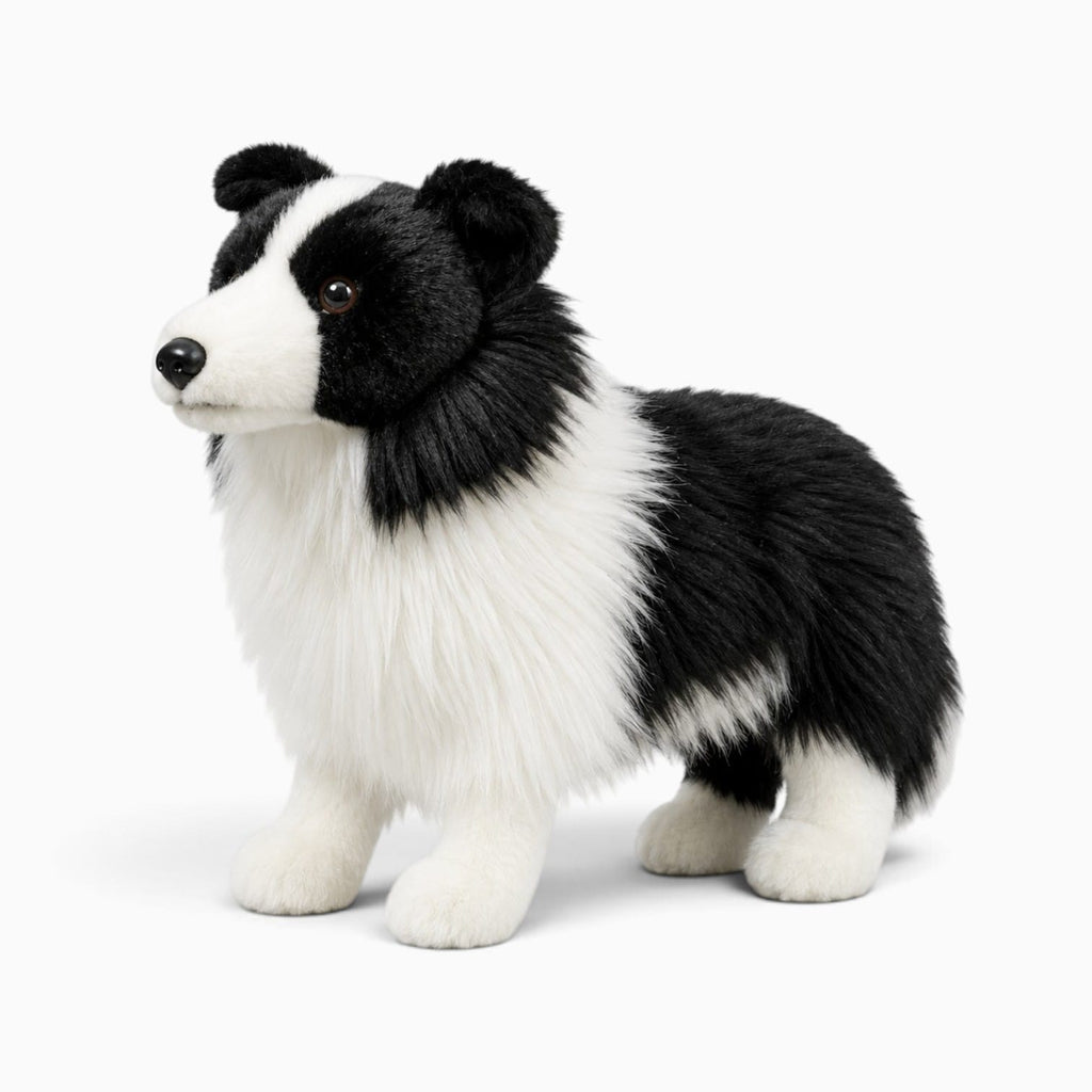 kuscheltierland Schwarz Border-Collie-Kuscheltier