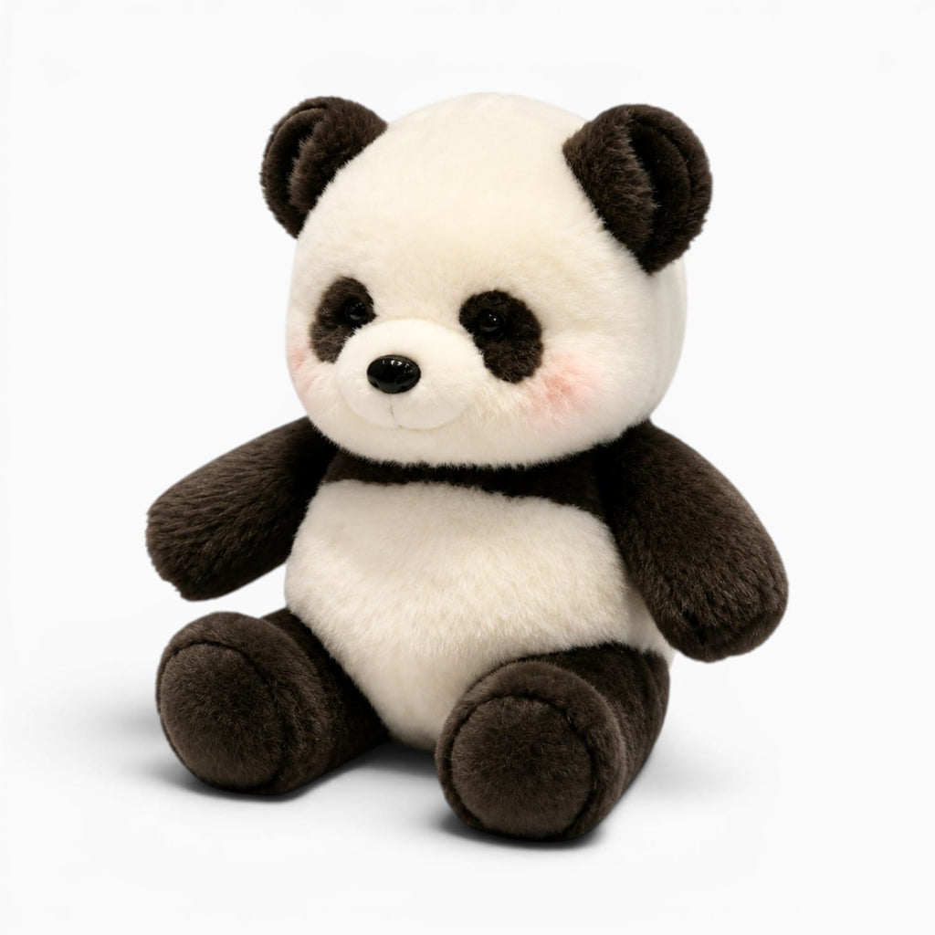 kuscheltierland Schwarz Laufendes Panda-Kuscheltier