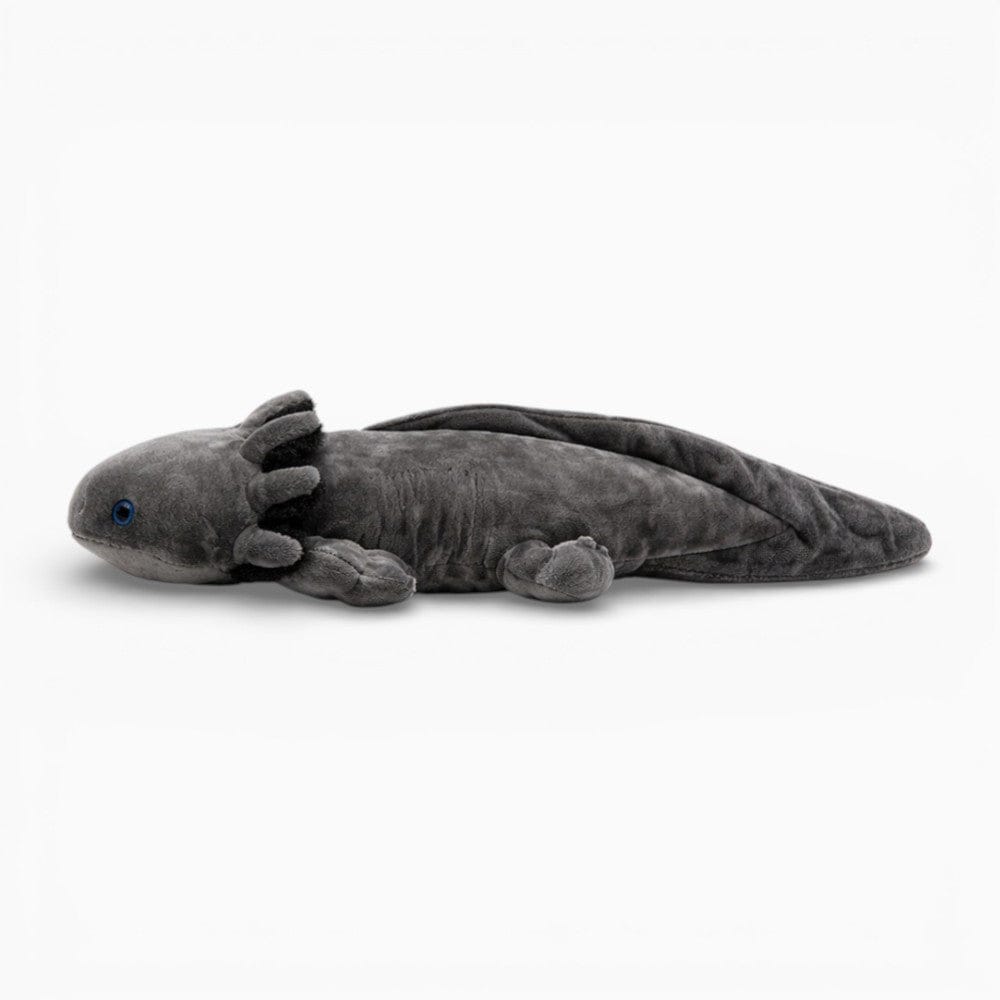 kuscheltierland Schwarzes Axolotl Plüschtier realistisch
