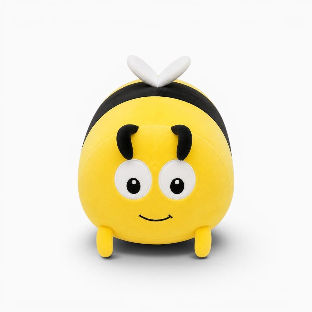 kuscheltierland Simulation Bee Insect Plush Toy Soft Cute Red Ladybug Doll Huggable Ladybird Pillow Chair Cushion Girls Kids Birthday Gifts