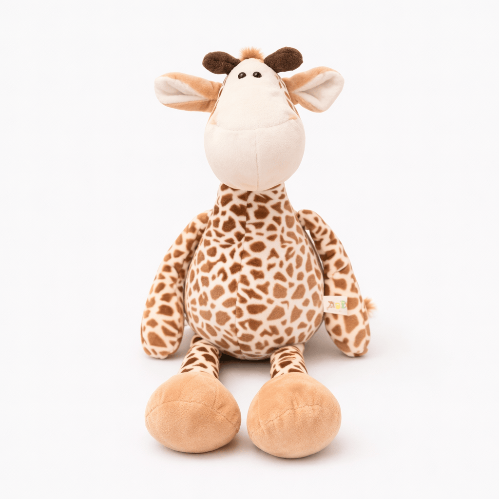 kuscheltierland Sitzendes Giraffen Kuscheltier mit großen Hufen