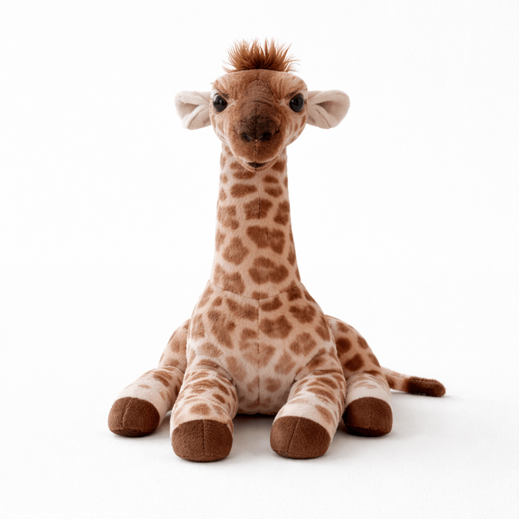 kuscheltierland Sitzendes Giraffen Kuscheltier mit langem Hals