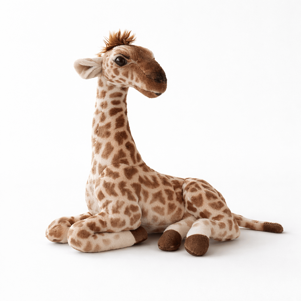 kuscheltierland Sitzendes Giraffen Kuscheltier mit langem Hals