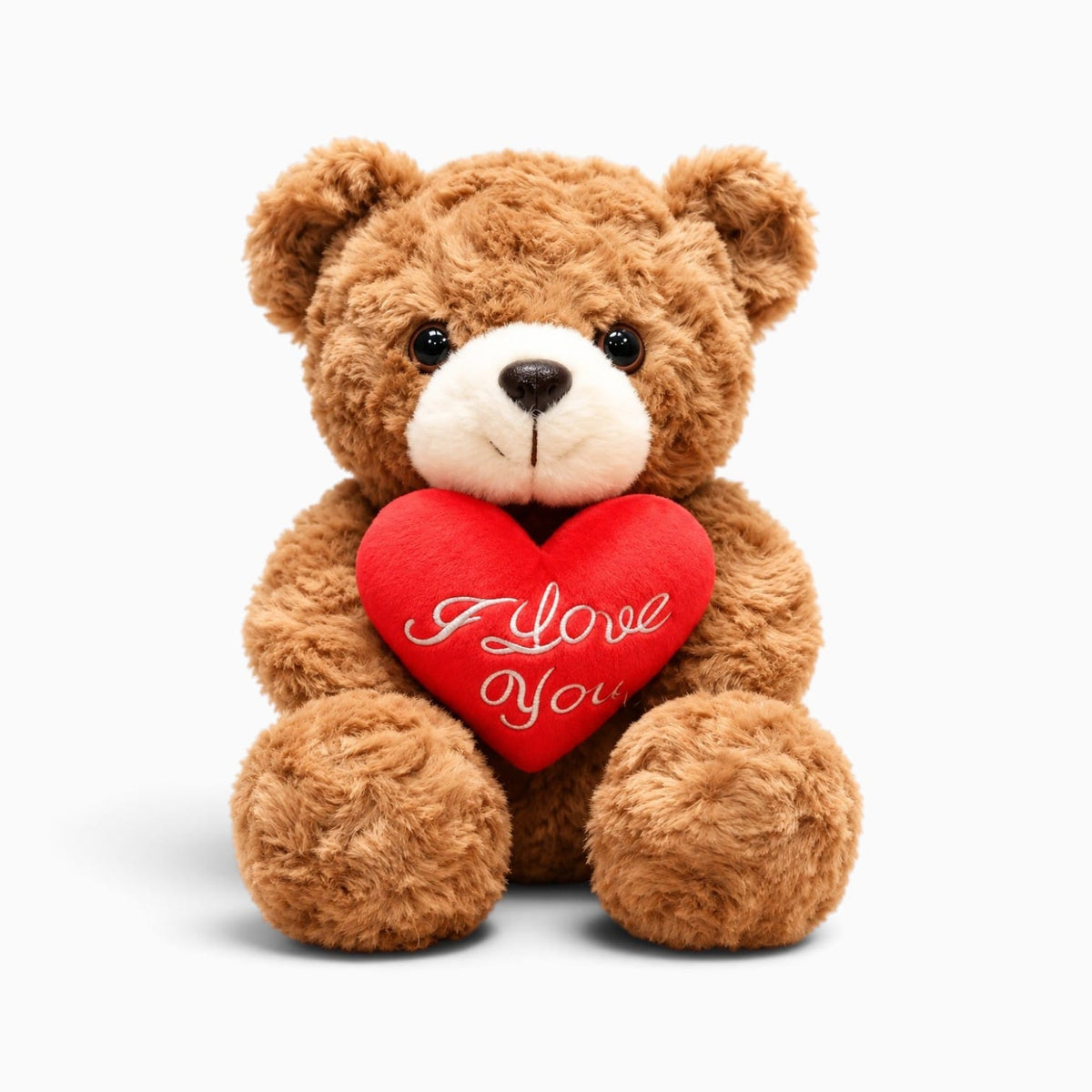 kuscheltierland Teddybär-Kuscheltier Braun mit rotem Herz