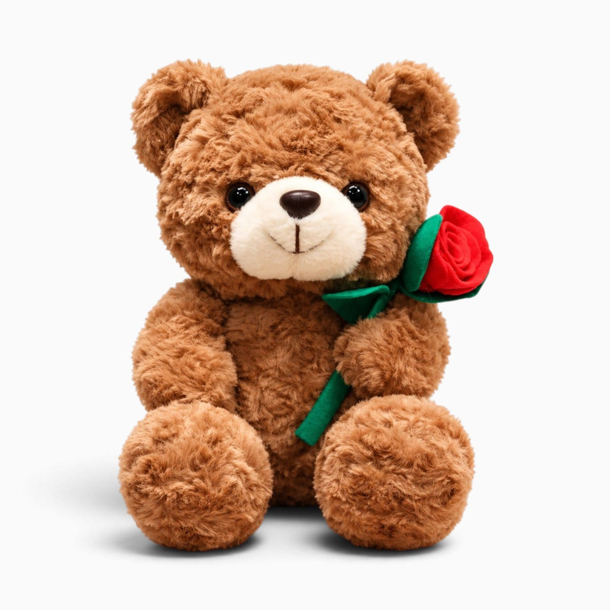 kuscheltierland Teddybär-Kuscheltier mit roter Rose
