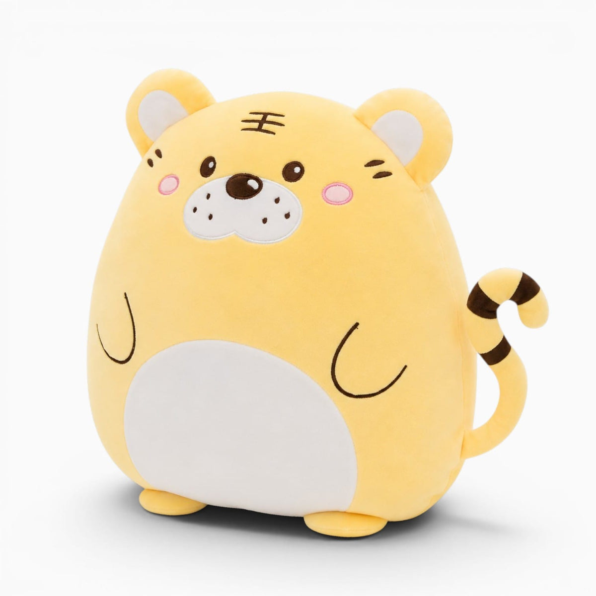 kuscheltierland tiger / pillow 40cm Down Cotton Stuffed Forest Animals Plush Doll Squishy Cattle Tiger Alligator Avocado 2-in-1 Flannel Blanket