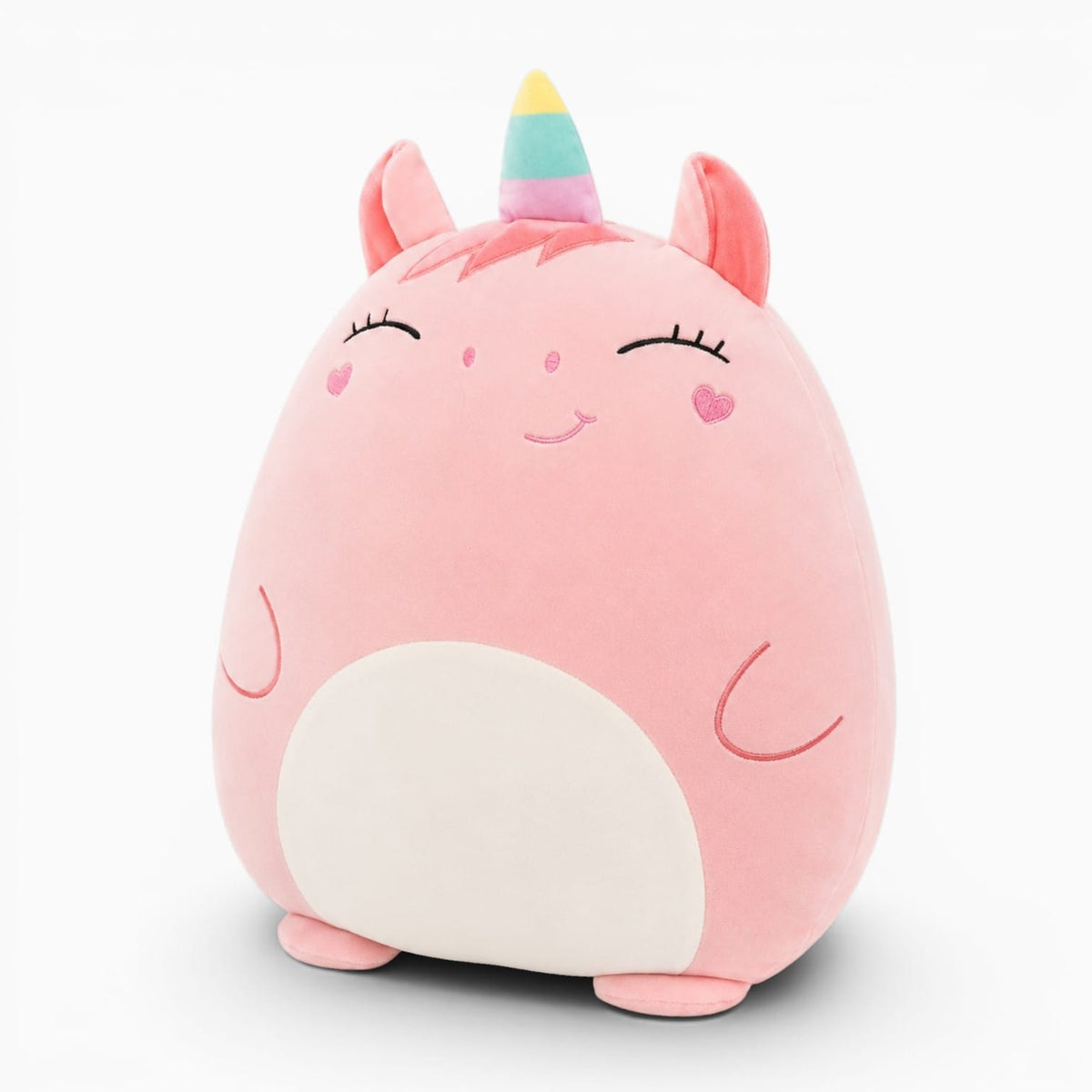 kuscheltierland unicorn / pillow 40cm Down Cotton Stuffed Forest Animals Plush Doll Squishy Cattle Tiger Alligator Avocado 2-in-1 Flannel Blanket