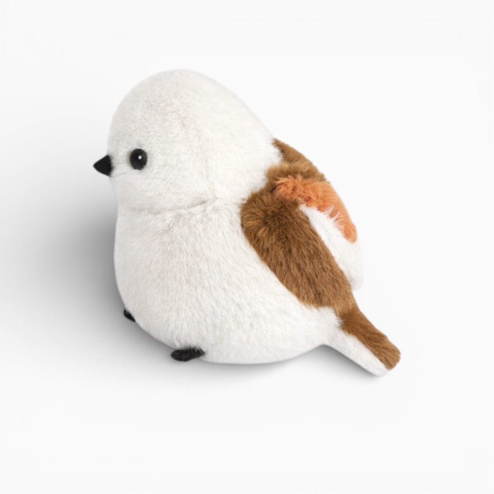 kuscheltierland Weiß / 11 cm Kleiner weißer Vogel-Plüschanhänger