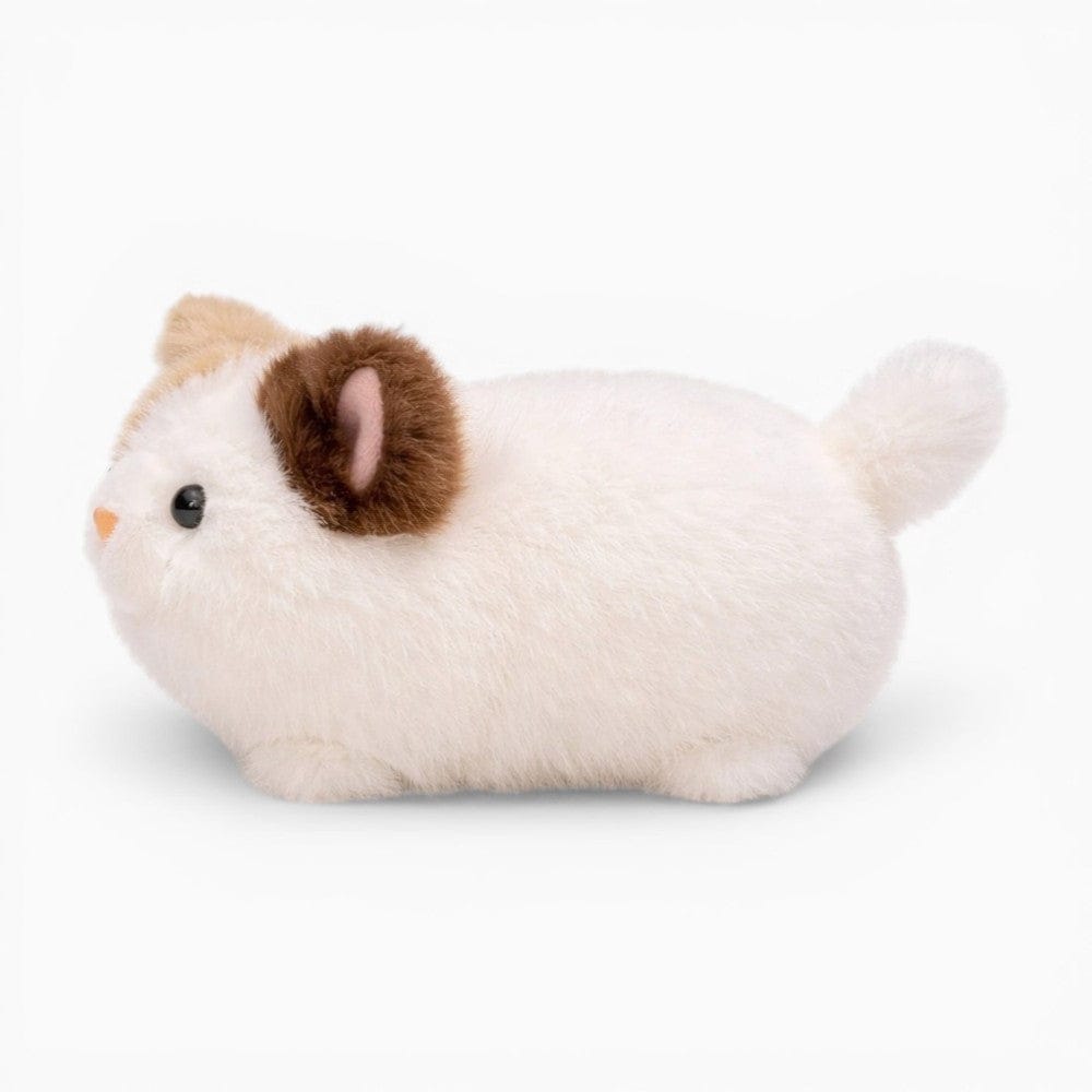 kuscheltierland Weiß / 16cm Flauschiges Katze Kuscheltier liegend