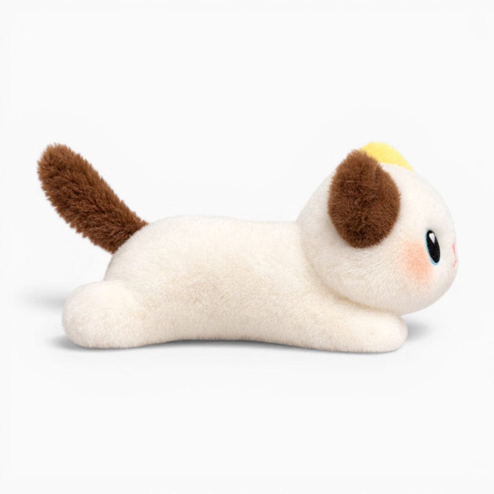 kuscheltierland Weiß / 17.5cm Katze Kuscheltier Handpuppe für Kinder