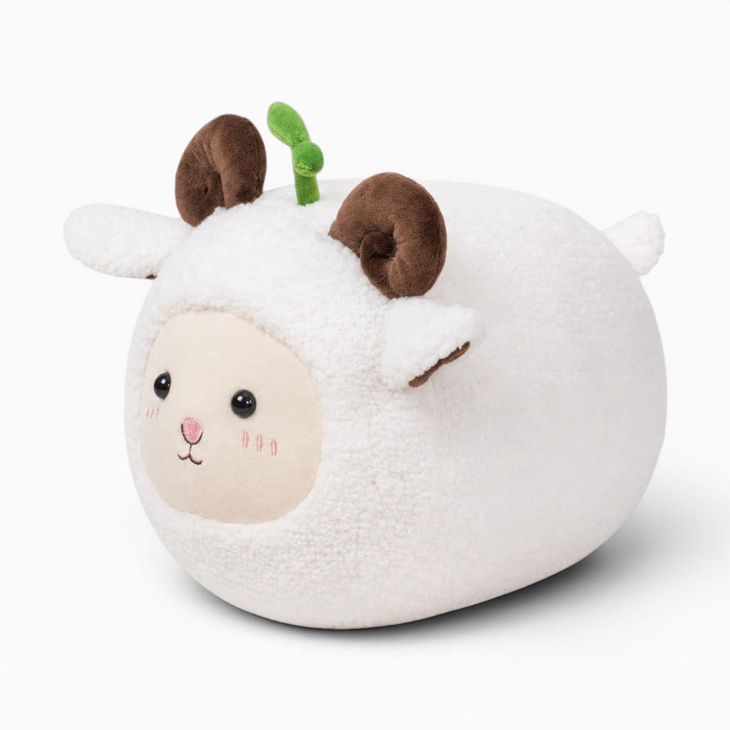 kuscheltierland Weiß / 24cm Weißes Schaf Plüschkissen Mit Sprossen