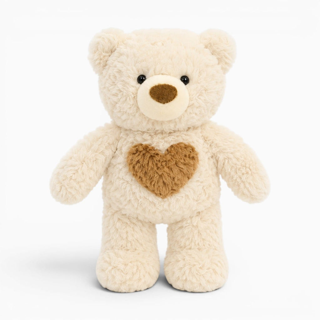 kuscheltierland Weiß / 28cm Weicher Weißer Teddybär Mit Herz
