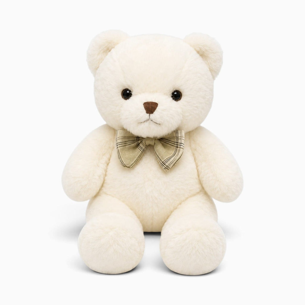 kuscheltierland Weiß / 30cm Kleiner weißer Teddybär aus Plüsch