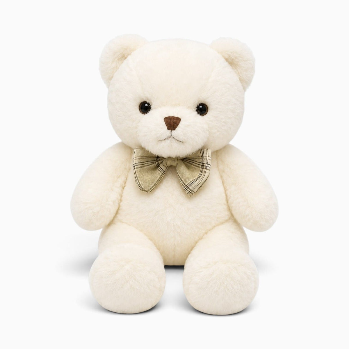 kuscheltierland Weiß / 30cm Kleiner weißer Teddybär aus Plüsch