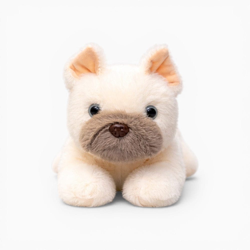 kuscheltierland Weiß / 30cm Liegende Französische Bulldogge Kuscheltier