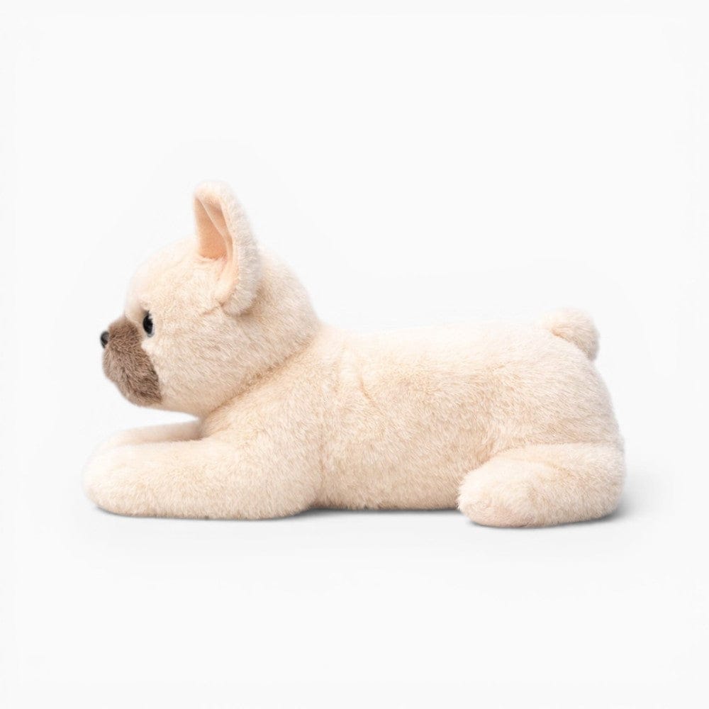 kuscheltierland Weiß / 30cm Liegende Französische Bulldogge Kuscheltier