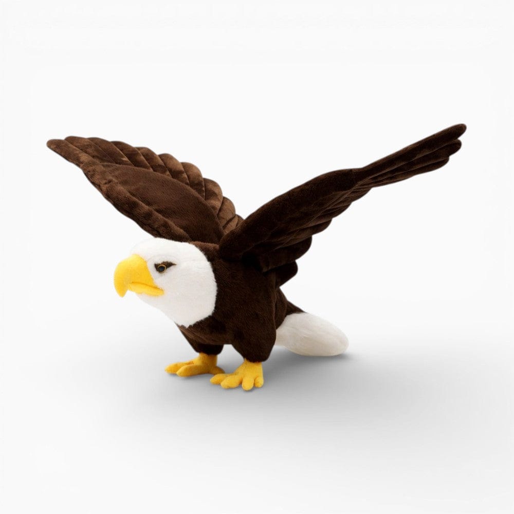 kuscheltierland Weiß / 60cm Realistisches Adler Kuscheltier