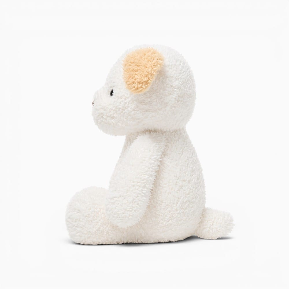 kuscheltierland Weiß / Etwa 30 cm Kids Cuddly Animal Plush Toy Super Soft Fluffy Dog Monkey Rabbit Sheep Stuffed Animal Soothing Toys for Toddlers Bedroom Decor