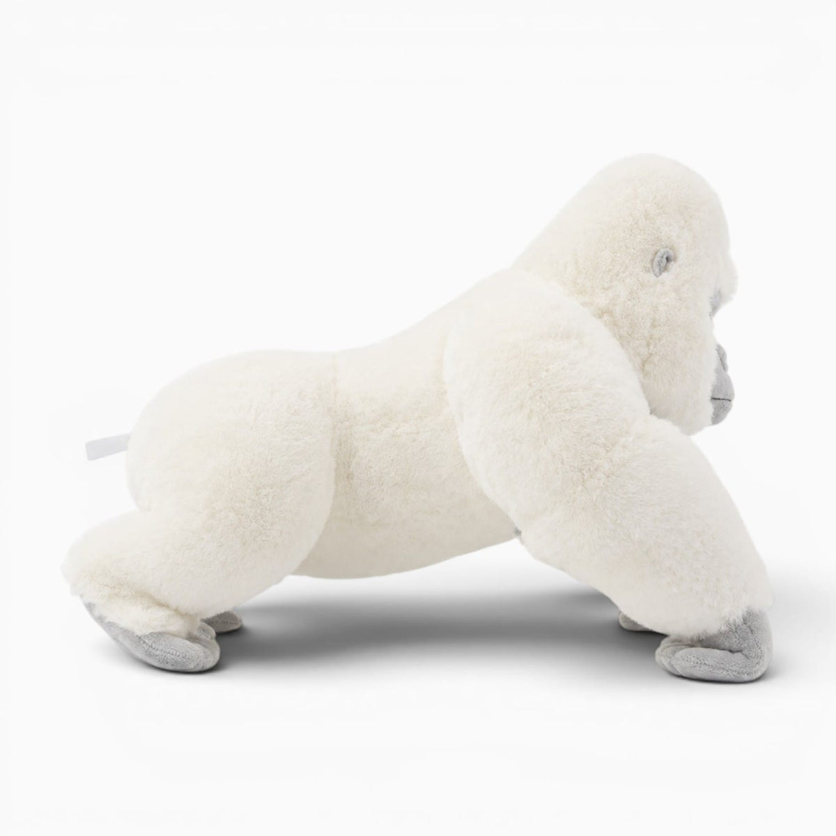 kuscheltierland white / China Mainland Albino Gorilla High Fidelity Anime Cute Ape Plushie Silverback Plush Toys Lifelike Animals Simulation Stuffed Doll Kawai Toy Gif