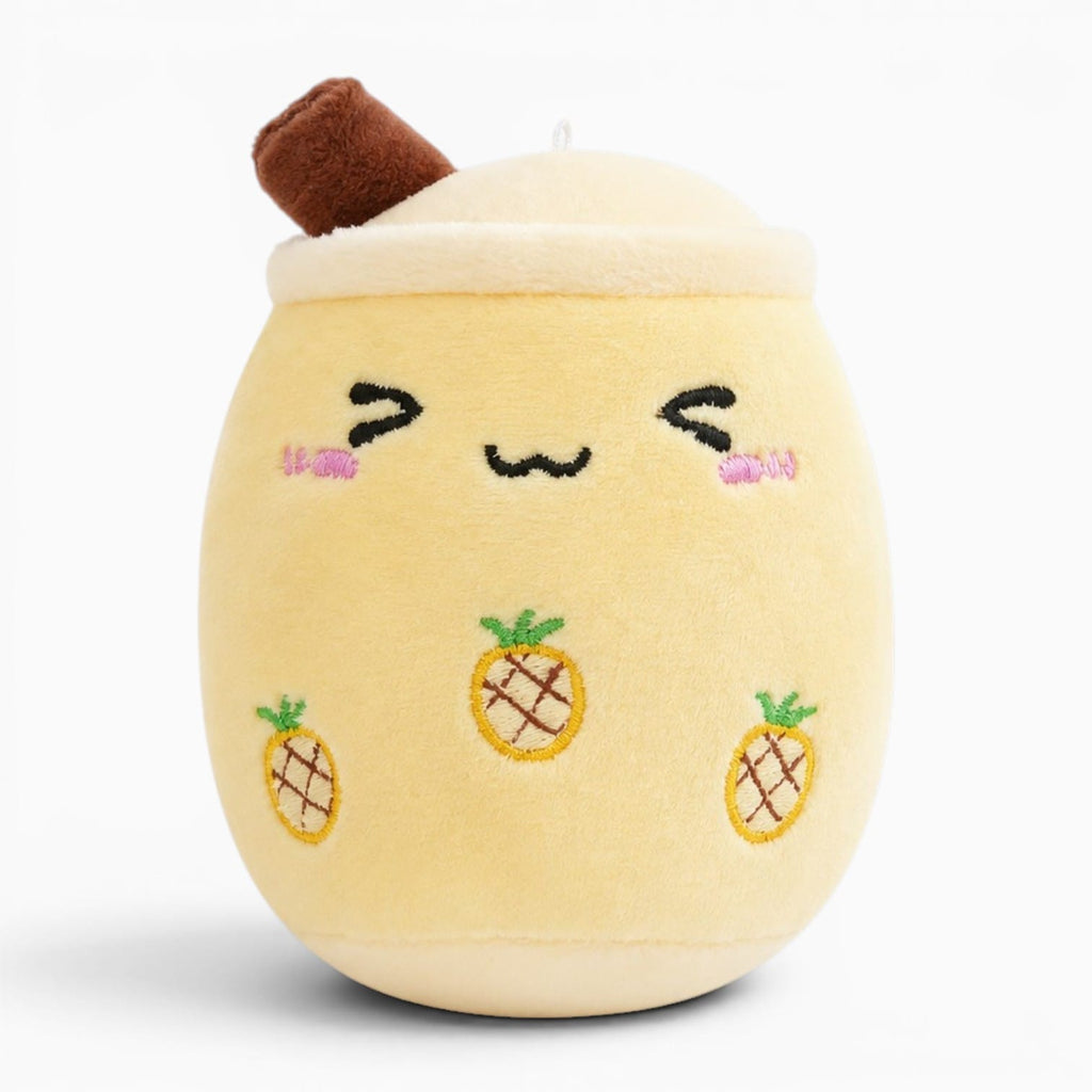kuscheltierland Yellow 12cm Simulation Milk Tea Cup Bubble Tea Plush Toy Pillow Small Stuffed Animals Pearl Milk Tea Cute Funny Doll Creative Decoration Toy